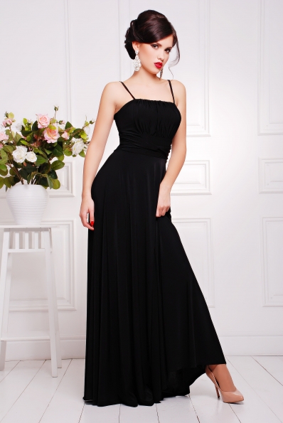 Платье"Анита"черный в интернет-магазине фото №3