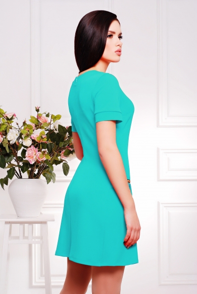 Платье "Настя"бирюза в интернет-магазине фото №2