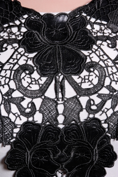 Платье "Джулия"черный+белый в интернет-магазине фото №2