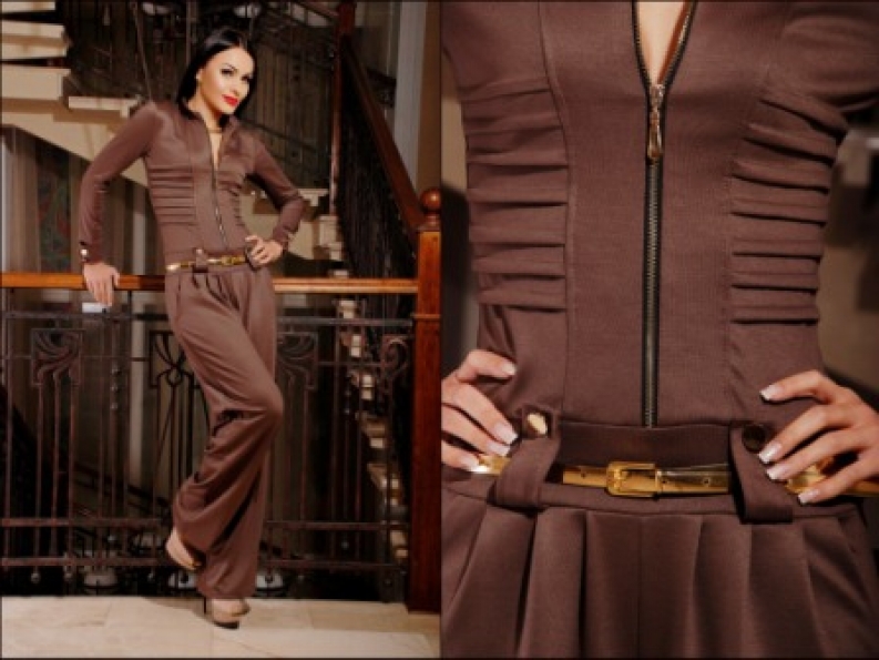 Комбинезон "Лоренс" светлый шоколад в интернет-магазине фото №3