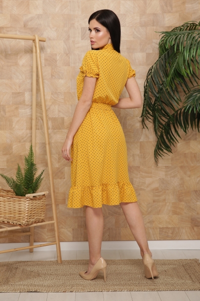 платье "Сапфир"горчица в интернет-магазине фото №2