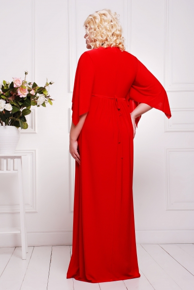 Платье"Алеся"красный в интернет-магазине фото №2