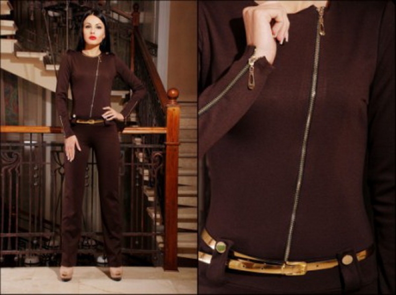 Комбинезон "Виолетта" шоколад в интернет-магазине фото №3