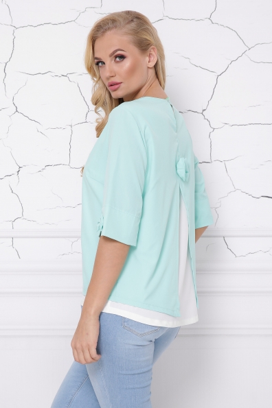 блуза "Стела"мята в интернет-магазине фото №2