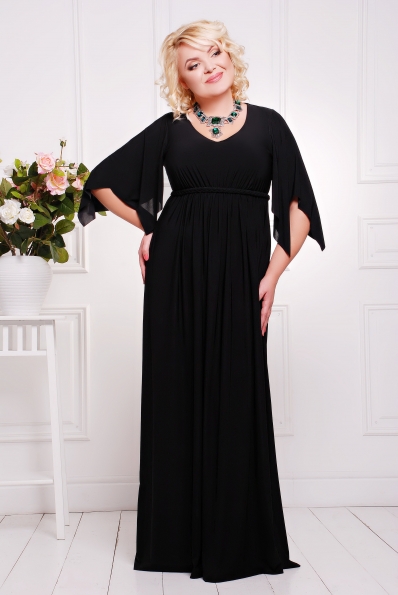 Платье"Алеся"черный в интернет-магазине
