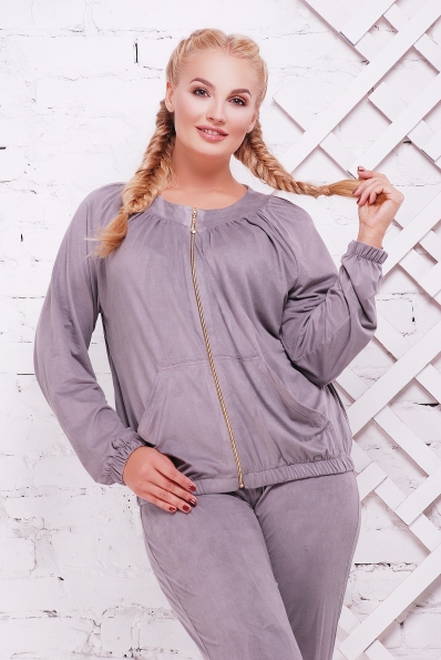 костюм "Муза"светло-серый в интернет-магазине фото №3