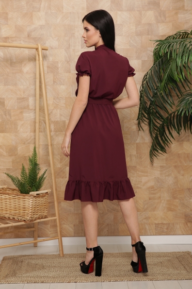 платье "Сапфир"бордо в интернет-магазине фото №2