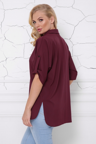 блуза "Жози"бордо в интернет-магазине фото №2