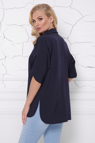 блуза "Жози"темно-синий в интернет-магазине фото №2
