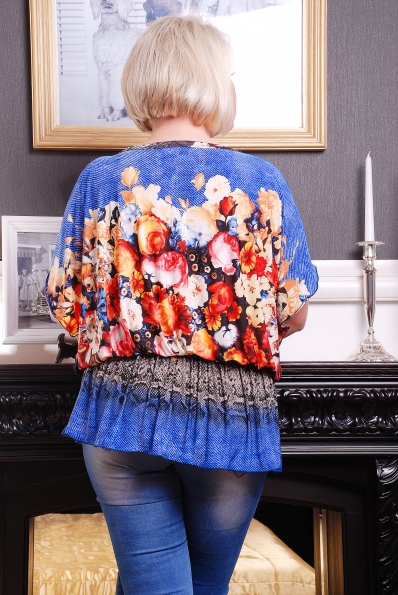 Туника "Испания"синий в интернет-магазине фото №2