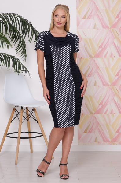 платье "Мадрид'синий горох в интернет-магазине