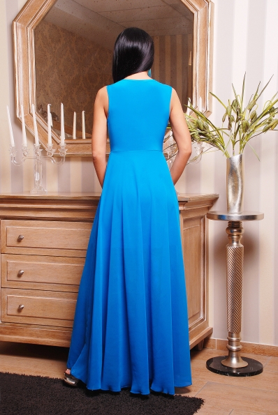 Сарафан "Глория "длинный  голубой в интернет-магазине фото №2