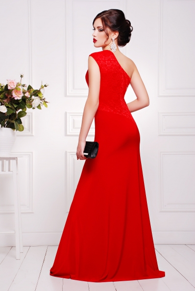 Платье"Юна"красный в интернет-магазине фото №2