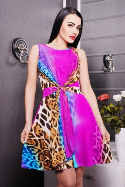 Сарафан "Сабрина" короткий фиолет в интернет-магазине