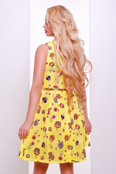 Платье "Изольда"желтый в интернет-магазине фото №2