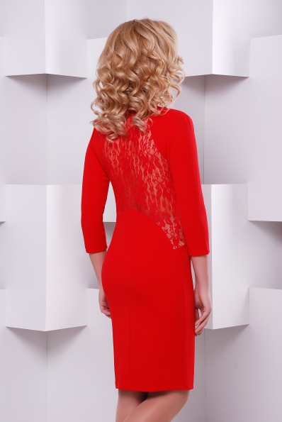 Платье "Долли"красный в интернет-магазине фото №2