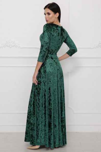 платье "Лада"мрамор изумруд в интернет-магазине фото №2
