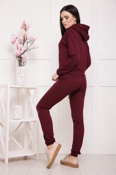 Костюм "Ремикс"бордо в интернет-магазине фото №2