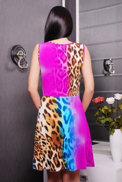 Сарафан "Сабрина" короткий фиолет в интернет-магазине фото №2