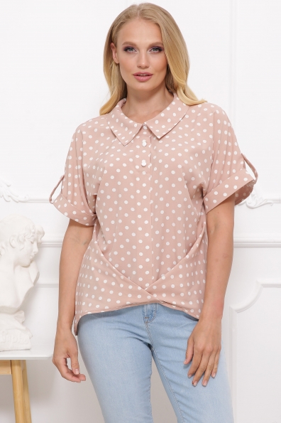 блуза"Сюзанна"кофе в интернет-магазине