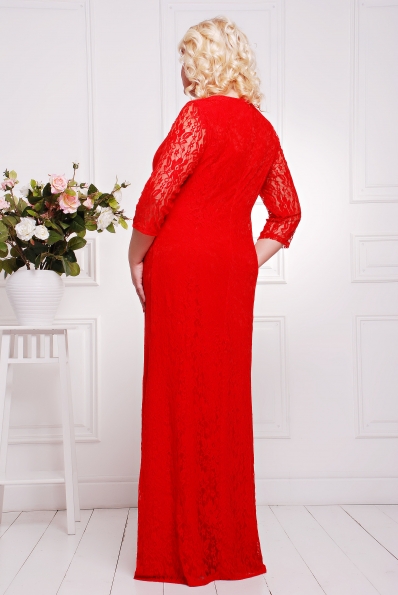 Платье"Бланка"красный в интернет-магазине фото №2