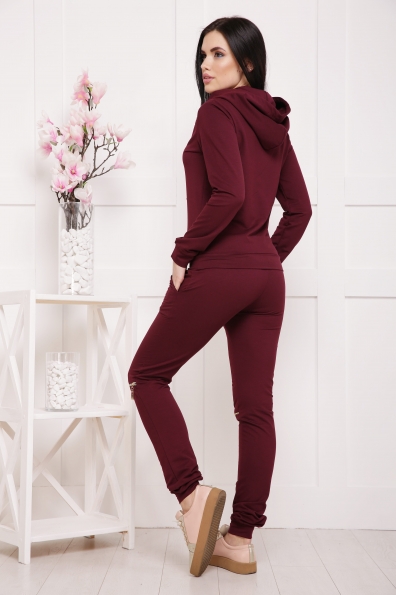 Костюм "Тандем"бордо в интернет-магазине фото №2