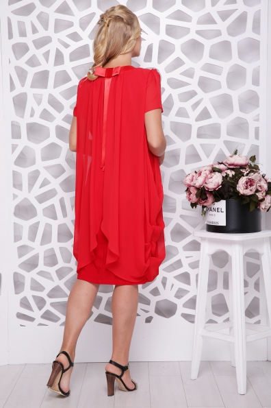платье "Нежность"красный в интернет-магазине фото №2