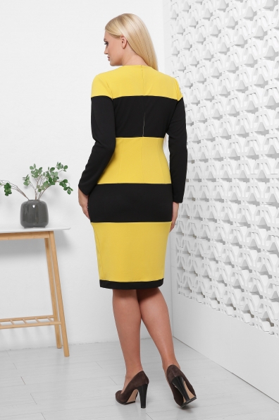 платье "Камила"горчица в интернет-магазине фото №2