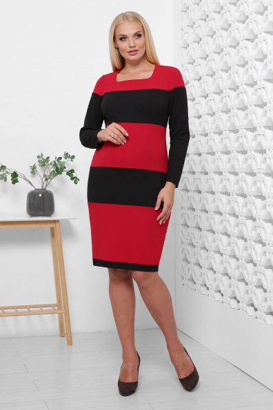 платье "Камила"красный в интернет-магазине