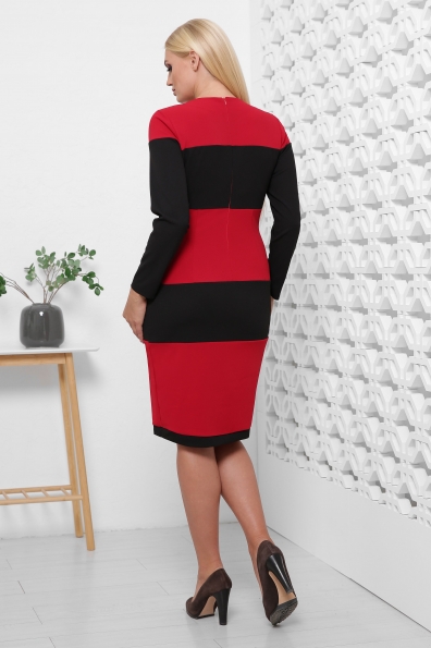 платье "Камила"красный в интернет-магазине фото №2