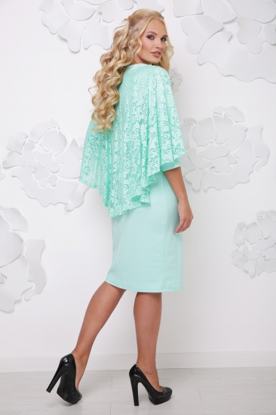 платье "Милана"мята в интернет-магазине фото №2