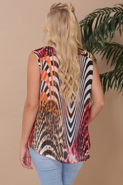 блуза "Ядвига"красный в интернет-магазине фото №2