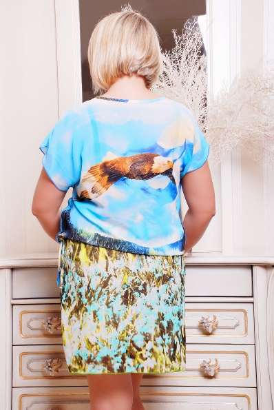 Сарафан "Селия" бирюза в интернет-магазине фото №2