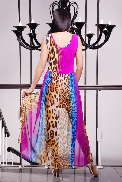 Сарафан "Пинаколада "длинный розовый в интернет-магазине фото №2