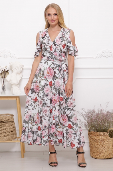 платье"Зефирка"цветочный принт в интернет-магазине