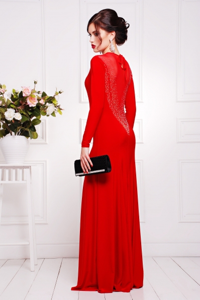 Платье "Аркадия"красный в интернет-магазине фото №2