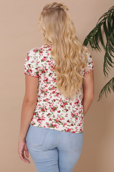 футболка "Бусинка"молоко в интернет-магазине фото №2