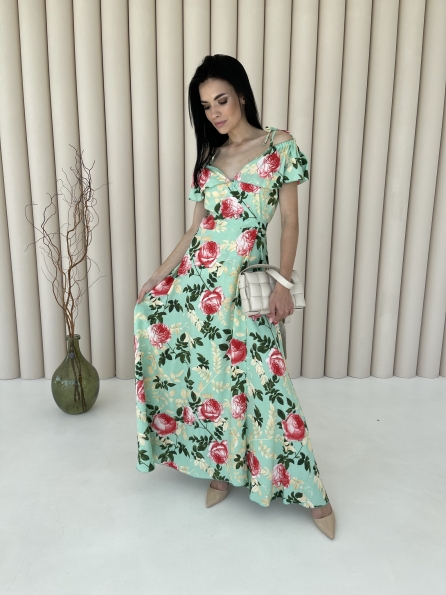 платье Голливуд салатовый в интернет-магазине фото №2