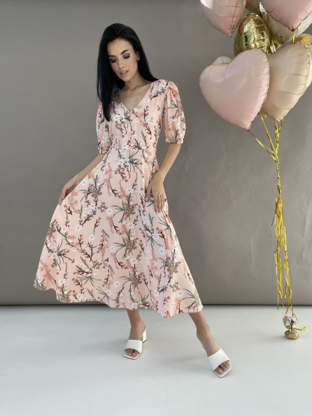 платье Ирма персик в интернет-магазине