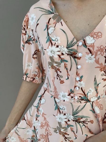 платье Ирма персик в интернет-магазине фото №2