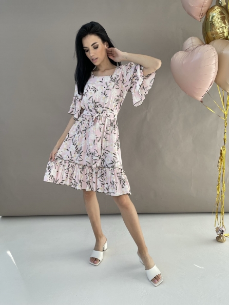 платье Гламур персик в интернет-магазине