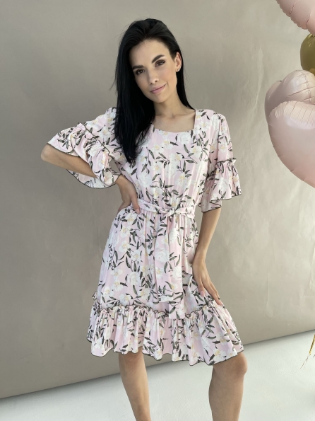 платье Гламур персик в интернет-магазине фото №2