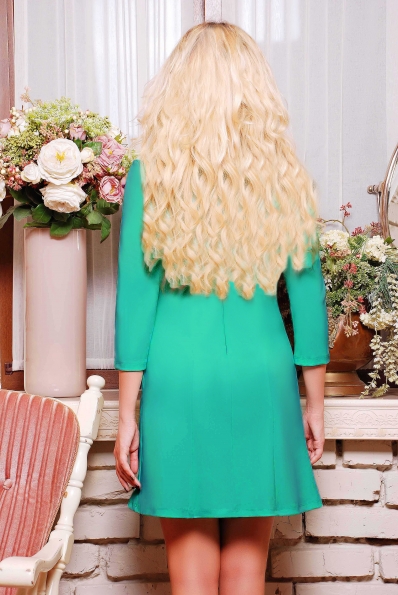 Платье"Клер" бирюза в интернет-магазине фото №2