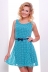Платье "Амур"бирюза+темно-синий в интернет-магазине