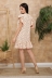 платье "Инга"персиковый принт в интернет-магазине