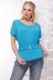 футболка "Мила" голубой. в интернет-магазине