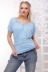 футболка "Мила" светло-голубой. в интернет-магазине