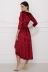 платье "Магия"мрамор бордо в интернет-магазине