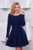 Платье "Кокетка"темно-синий в интернет-магазине