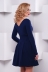 Платье "Кокетка"темно-синий в интернет-магазине